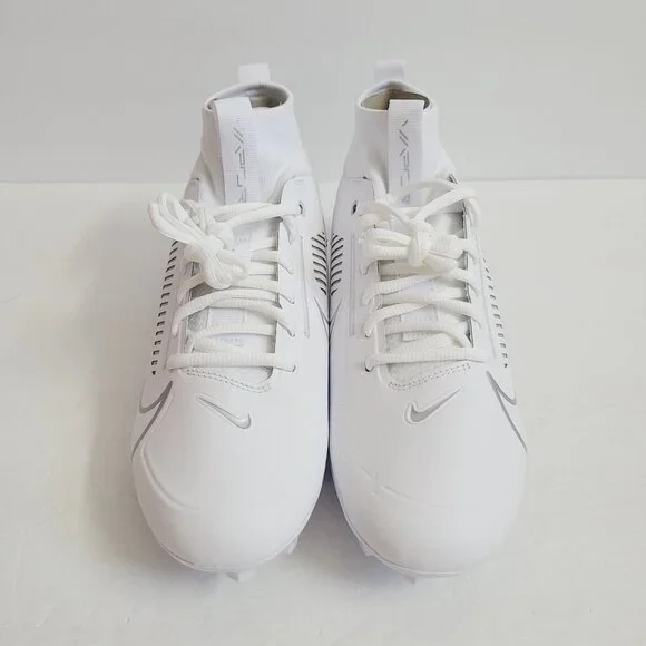 Nike Vapor Edge Pro 360 2 Football Cleats DA5456-102 Size 8.5 White Silver - Picture 2 of 8